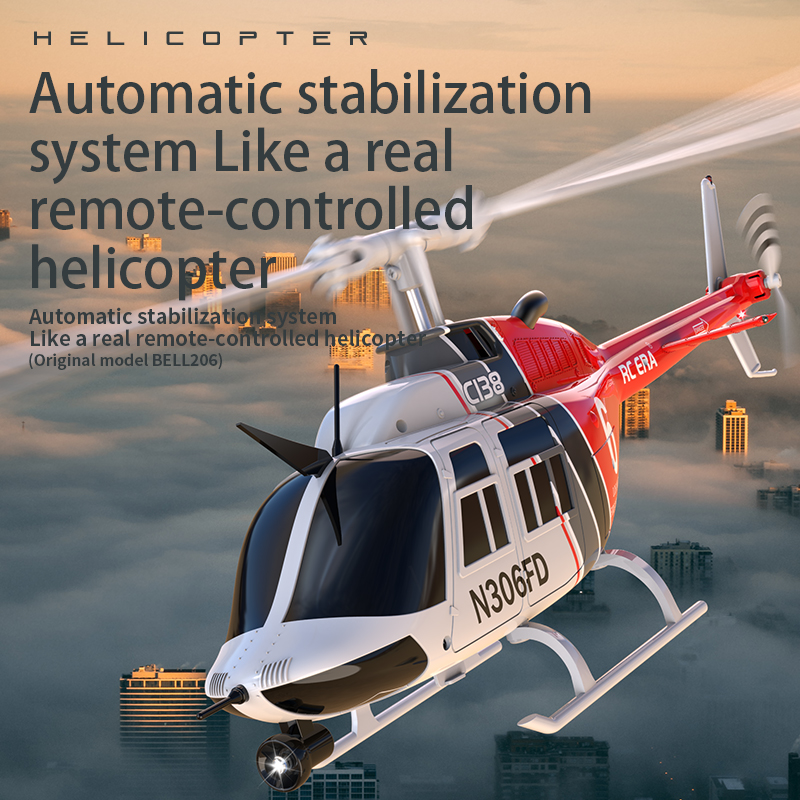 RC ERA C138 1:33 Bell 206 RC H - огляд і ціна Rc Helicopter Gyro