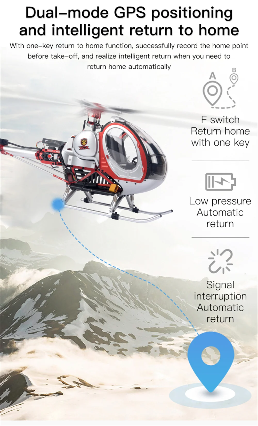 JCZK 300C PRO 470L DFC 6CH Sch - огляд і ціна Rc Helicopter Bag