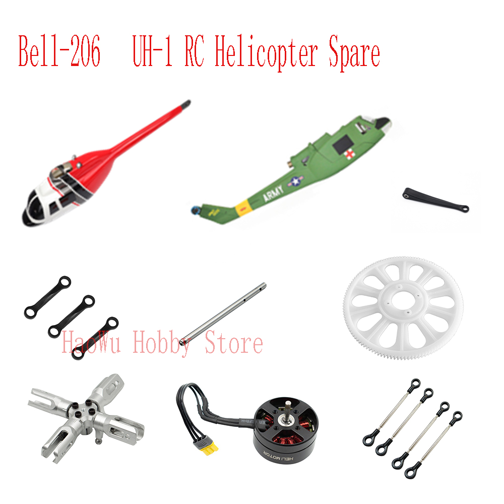 Flywing bell206 UH1 Bell-206 U - огляд і ціна Rc Helicopter Gyro