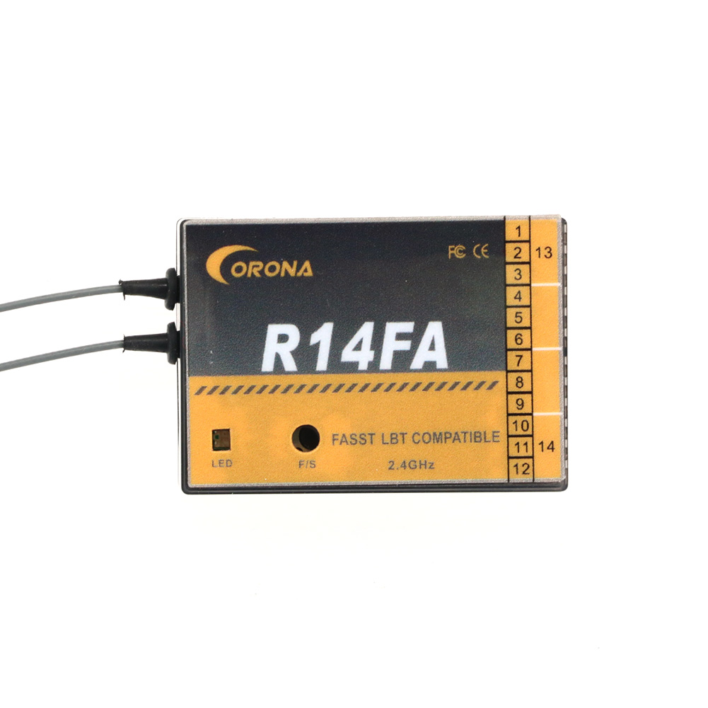 Corona R14FA 14CH RC Model Rec - огляд і ціна Rc Helicopter Servo